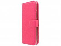 Bookcase Wallet Fuchsia - Motorola Moto G5 Plus hoesje