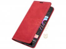 Just in Case Slim Wallet Case Rood - Motorola Edge 20 Pro hoesje