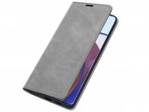 Just in Case Slim Wallet Case Grijs - Motorola Edge 30 Fusion hoesje