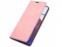 Just in Case Slim Wallet Case Roze - Motorola Edge 30 Fusion hoesje