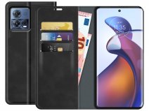 Just in Case Slim Wallet Case Zwart - Motorola Edge 30 Fusion hoesje