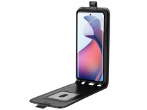 Just in Case Flip Case Zwart - Motorola Edge 30 Fusion hoesje