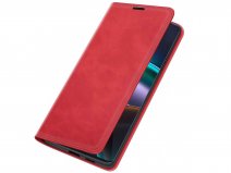 Just in Case Slim Wallet Case Rood - Motorola Edge 30 hoesje