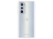 Just in Case Crystal Clear TPU Case - Motorola Edge 30 Pro hoesje