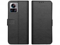 Just in Case Card Wallet Case Zwart - Motorola Edge 30 Ultra hoesje