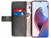 Just in Case Card Wallet Case Zwart - Motorola Edge 30 Ultra hoesje