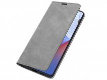 Just in Case Slim Wallet Case Grijs - Motorola Edge 30 Ultra hoesje