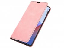 Just in Case Slim Wallet Case Roze - Motorola Edge 30 Ultra hoesje