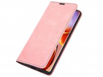 Just in Case Slim Wallet Case Roze - Motorola Edge 40 Pro hoesje