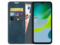 Just in Case Slim Wallet Case Blauw - Motorola Moto E13 4G hoesje