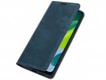 Just in Case Slim Wallet Case Blauw - Motorola Moto E13 4G hoesje