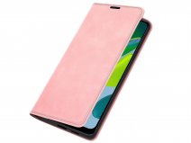 Just in Case Slim Wallet Case Roze - Motorola Moto E13 4G hoesje