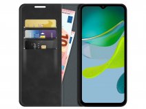 Just in Case Slim Wallet Case Zwart - Motorola Moto E13 4G hoesje