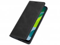 Just in Case Slim Wallet Case Zwart - Motorola Moto E13 4G hoesje