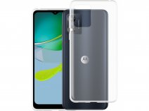 Just in Case TPU Case Transparant - Motorola Moto E13 4G hoesje