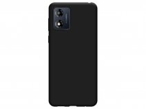 Just in Case TPU Case Zwart - Motorola Moto E13 4G hoesje