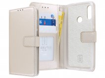 Book Case Mapje Goud - Motorola Moto E6 Plus hoesje