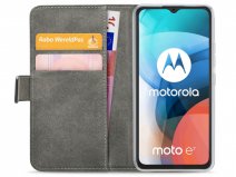 Mobilize Walletbook Zwart - Motorola Moto E7 hoesje