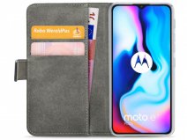 Mobilize Walletbook Zwart - Motorola Moto E7 Plus hoesje