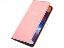 Just in Case Magnetic BookCase Roze - Motorola Moto E7i Power hoesje