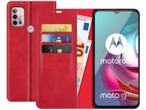 Just in Case Magnetic BookCase Rood - Motorola Moto G10/G20/G30 hoesje