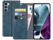 Just in Case Slim BookCase Blauw - Motorola Moto G200 5G hoesje