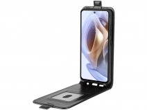 Just in Case Flip Case Zwart - Motorola Moto G31/G41 hoesje