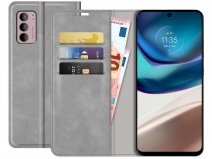Just in Case Slim Wallet Case Grijs - Motorola Moto G42 hoesje