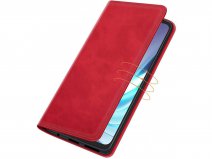 Just in Case Magnetic BookCase Rood - Motorola Moto G50 hoesje