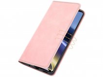 Just in Case Slim BookCase Roze - Motorola Moto G51 5G hoesje