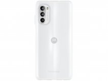 Just in Case Crystal Clear TPU Case - Motorola Moto G52 hoesje