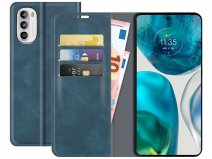 Just in Case Slim Wallet Case Blauw - Motorola Moto G52 hoesje