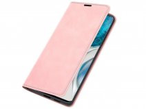 Just in Case Slim Wallet Case Roze - Motorola Moto G52 hoesje