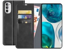 Just in Case Slim Wallet Case Zwart - Motorola Moto G52 hoesje