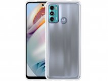 Just in Case Crystal Clear TPU Case - Motorola Moto G60 hoesje