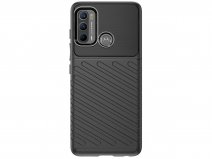 Just in Case TPU Rugged Grip Case - Motorola Moto G60 hoesje