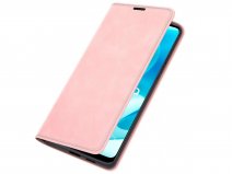 Just in Case Slim BookCase Roze - Motorola Moto G60s hoesje