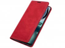 Just in Case Slim Wallet Case Rood - Motorola Moto G62 hoesje