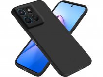 CaseBoutique Camera Cover TPU Case Zwart - Motorola Moto G77 hoesje