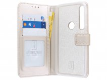 Bookcase Mapje Goud - Motorola Moto G8 Plus hoesje