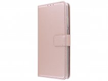 Bookcase Mapje Rosé Goud - Motorola Moto G8 Power Lite hoesje