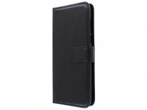 Bookcase Mapje Zwart - Motorola One Macro hoesje