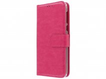 Book Case Wallet Roze - Motorola Moto G7 Play hoesje