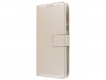 Book Case Wallet Goud - Motorola Moto G7 Power hoesje