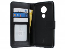 Book Case Wallet Zwart - Motorola Moto G7 Power hoesje