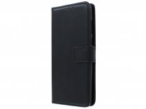 Book Case Wallet Mapje Zwart - Motorola One Vision hoesje