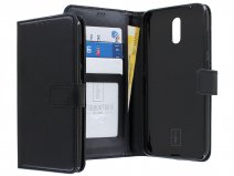 Book Case Mapje Zwart - Nokia 2.3 hoesje