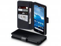 CaseBoutique Leather Wallet Case Zwart - Nokia 7.2 hoesje