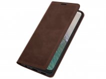 Just in Case Slim Wallet Case Bruin - Nokia C32 hoesje