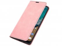 Just in Case Magnetic BookCase Roze - Nokia G50 hoesje